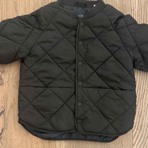 Zara Kids Black Puffer Jacket - Picture 3 of 3